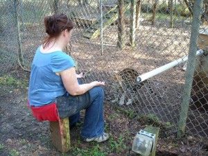 Martha offers Reiki to Reagandale