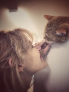 Tamara Grodzicky and her cat