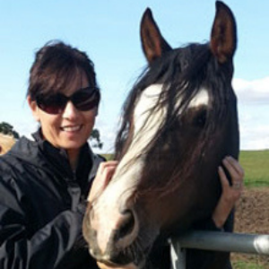 leah d'ambrosio with a horse